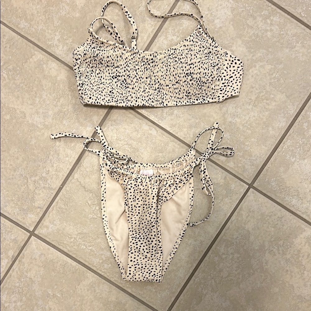 Xhilaration Spotted Bikini Set